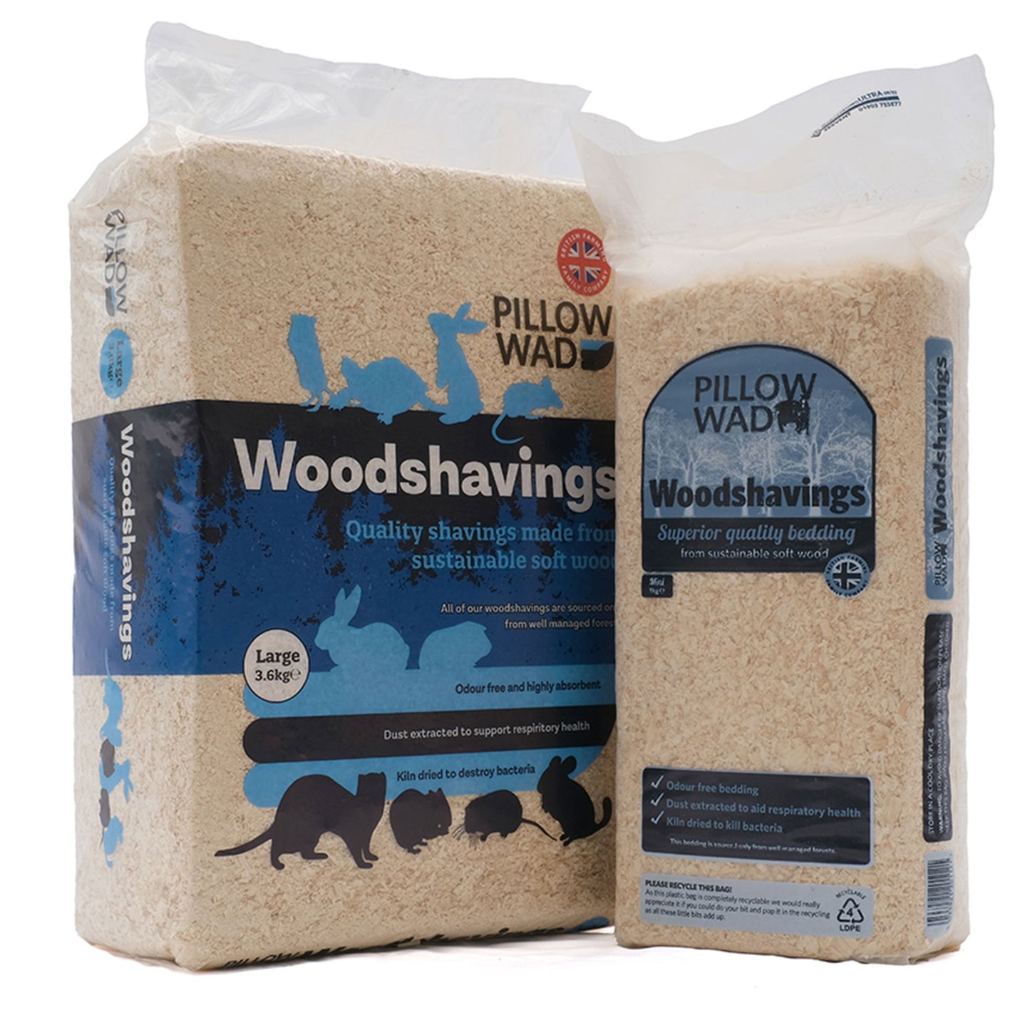 Pillow Wad Woodshavings Lge 3.6kg