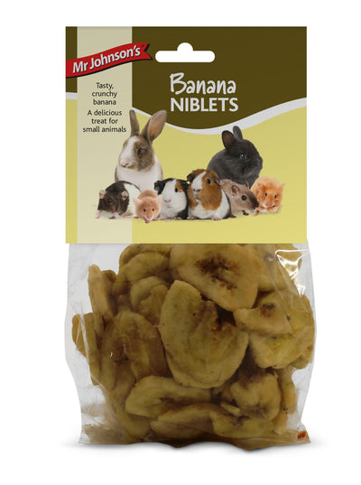 Mr Johnsons  Small Animal Treat  Banana Niblets 100g