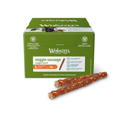 Whimzees Veggie Sausage Large 60g Display Box