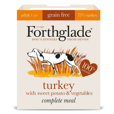 Forthglade Adult GF Comp Turkey Sweet Potato & Veg 395g
