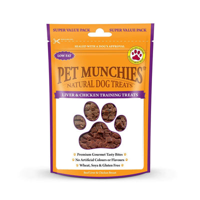 Pet Munchies Liver & Chicken Dog Training Treat 150g