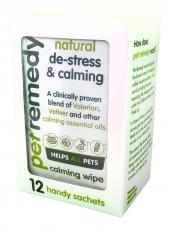 Pet Remedy Calming Wipes Sachet Pack 12