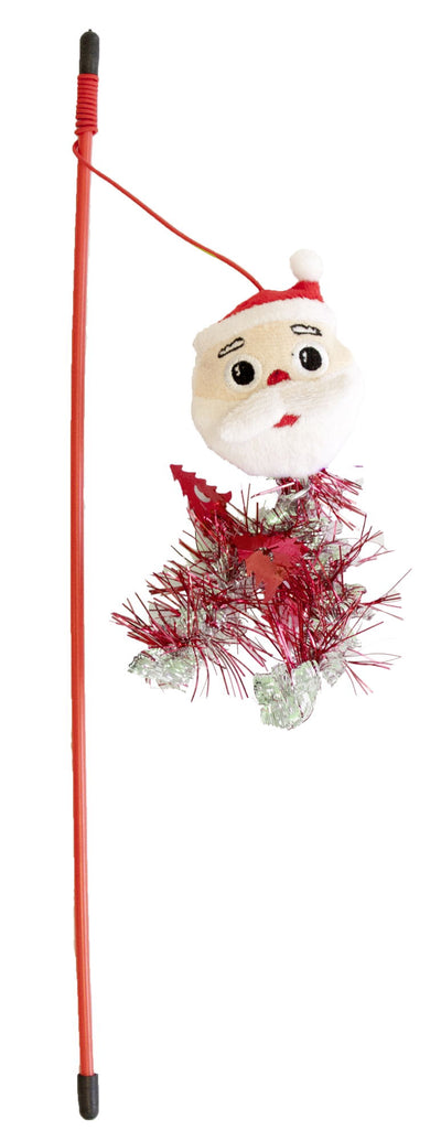 Pet Brands Festive Santa Cat Teaser