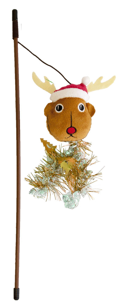 Pet Brands Festive Reindeer Cat Teaser
