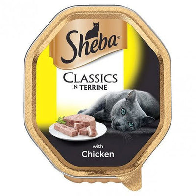 Sheba Tray Classics With Chicken In Terrine 85g