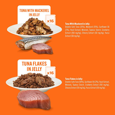 Hilife Natural Cat Pch The Big Tuna One In Jelly 32x70g