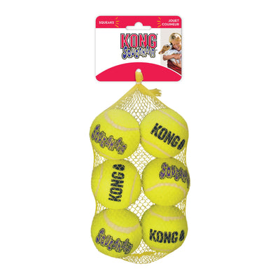 KONG Squeakair Tennis Balls Medium 6pack
