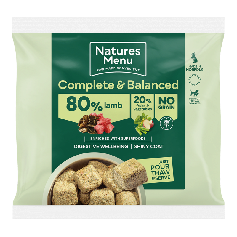 Natures Menu 80/20 Complete and Balanced Lamb 1kg