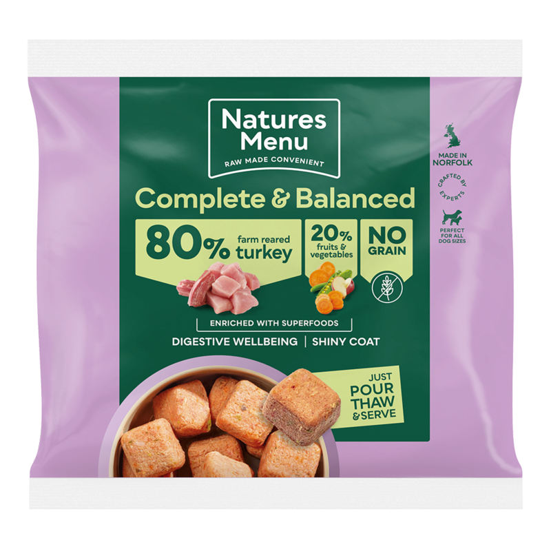 Natures Menu 80/20 Complete and Balanced Turkey 1kg