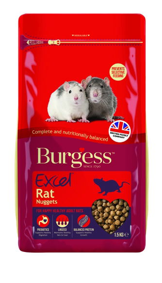Burgess Excel Rat Nuggets 1.5kg