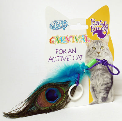 Peacock Feather Cat Toy
