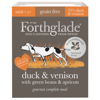 Forthglade Adult GF Gourmet Comp Duck & Venison395g