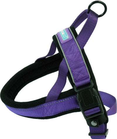 Dog & Co Nylon Norwegian Harness Reflective Purple Lge