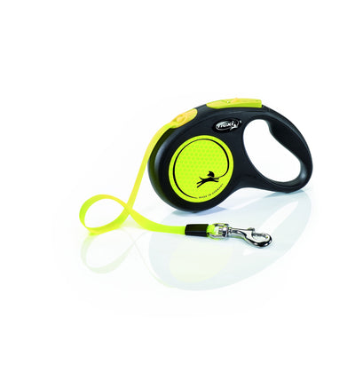 Flexi New Neon Tape S Yellow 5m 1-15kg