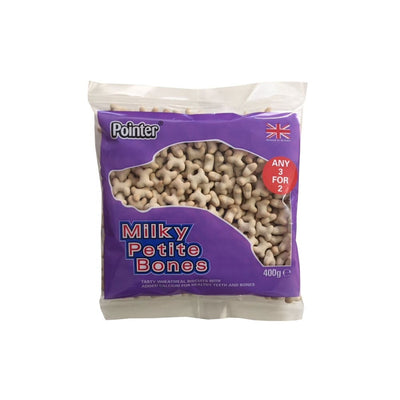 Pointer Milky Petite Bones 400g