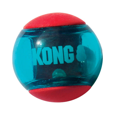 KONG Squeezz Action Ball Red Medium 3 Pack