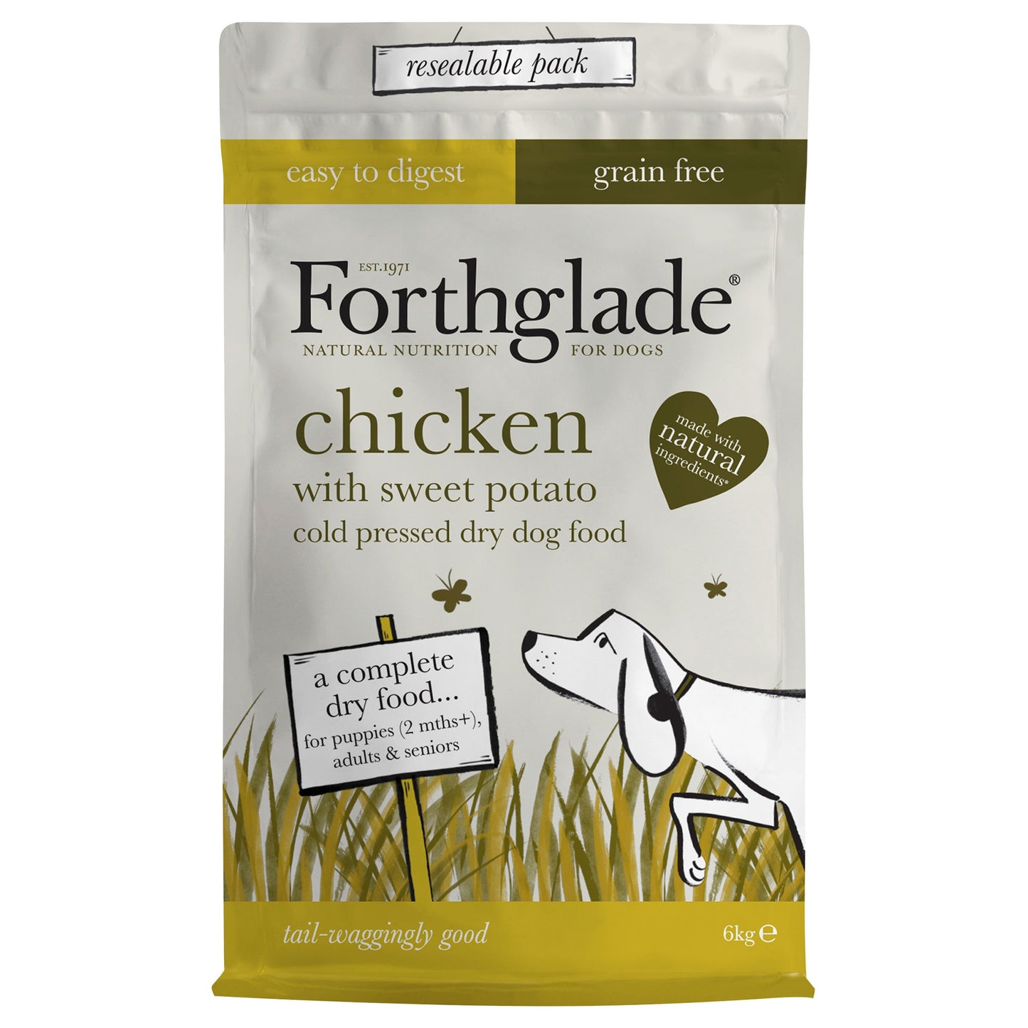 Forthglade Adult GF Cold Pressed Chicken 6kg