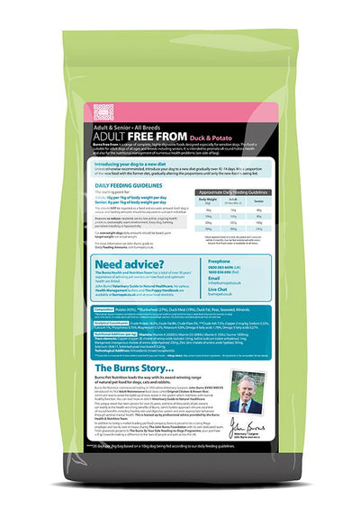 Burns Sensitive Grain Free Duck & Potato 2kg