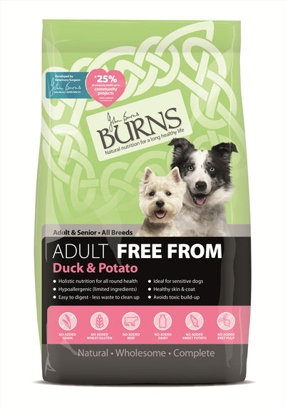 Burns Sensitive Grain Free Duck & Potato 6kg