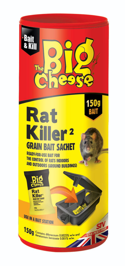 The Big Cheese Rat Killer Grain Bait Sachet 150g