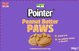 Pointer Wheat Free Peanut Butter Paws 10kg