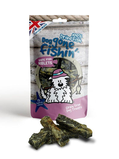 Dog Gone Fishin' White Fish Niblets 75g