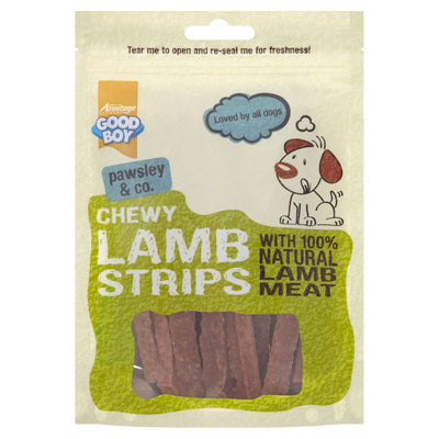 Good Boy Pawsley & Co Chewy Lamb Strips 80g
