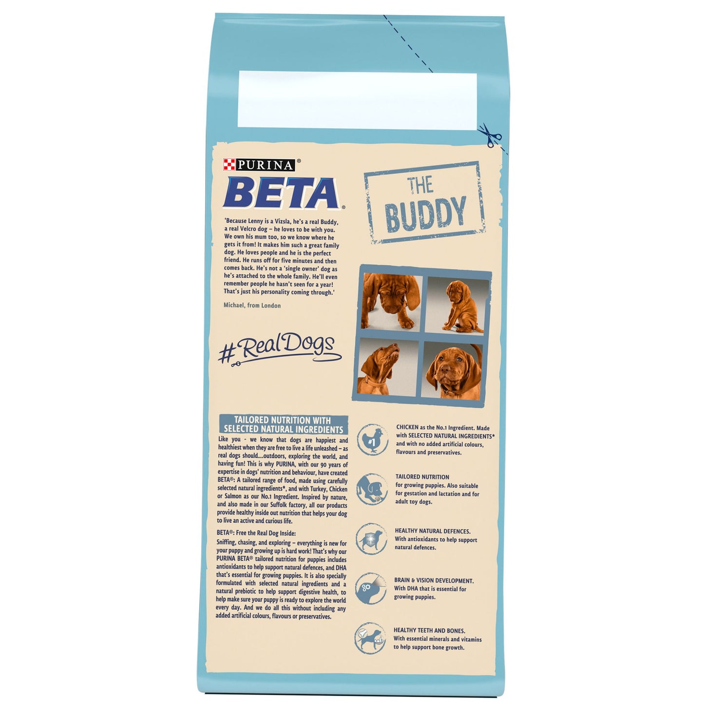 Beta Puppy Dry Dog Food With Chicken 2kg