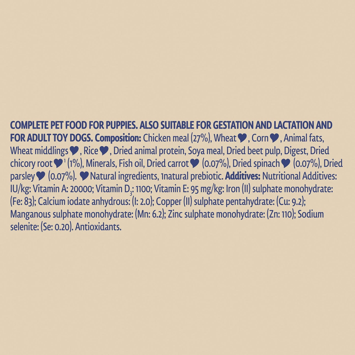 Beta Puppy Dry Dog Food With Chicken 2kg