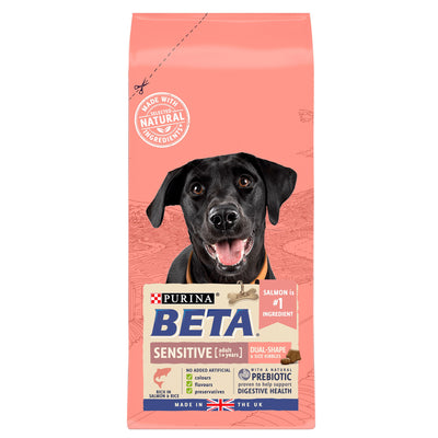 Beta Adult Sensitive Dry Dog Food With Salmon 2kg