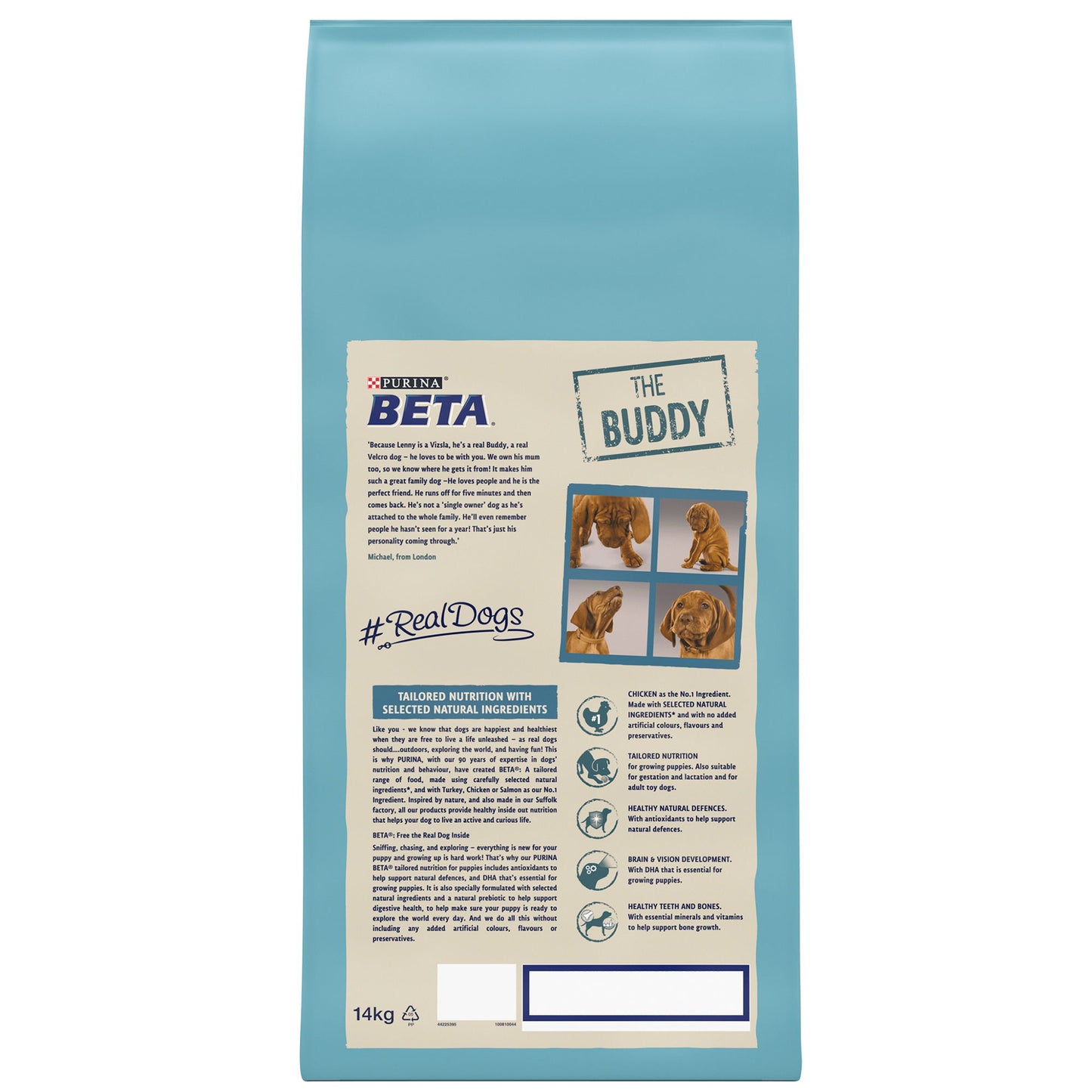 Beta Puppy Dry Dog Food With Chicken 14kg