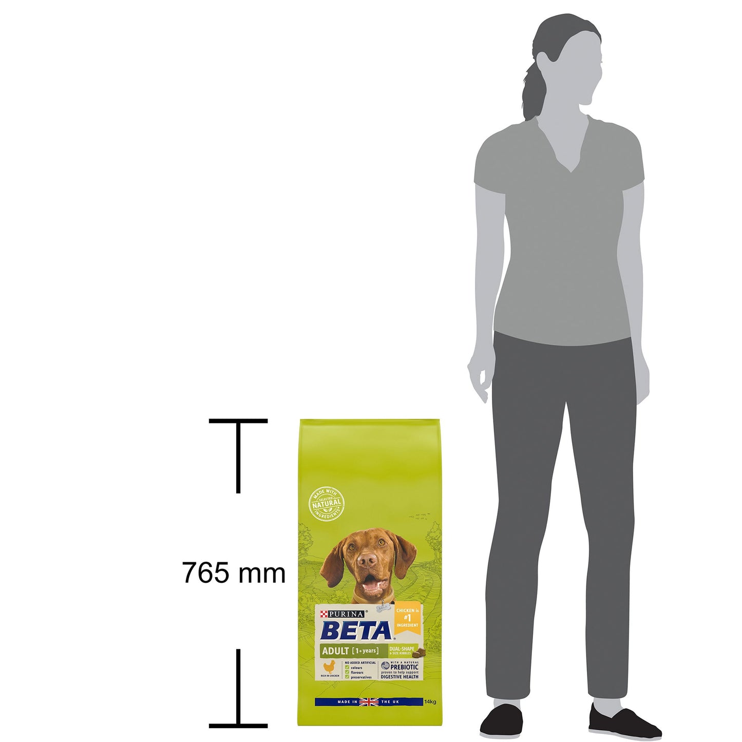 Beta Adult Dry Dog Food With Chicken 14kg