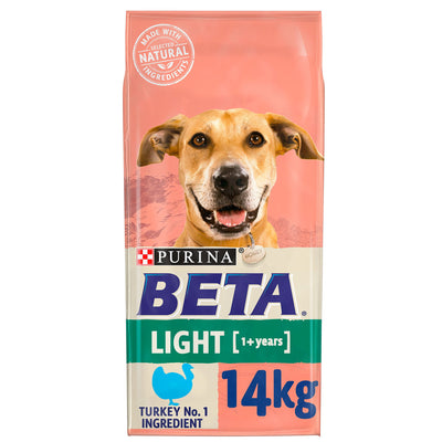 Beta Adult Light Dry Dog Food With Turkey 14kg