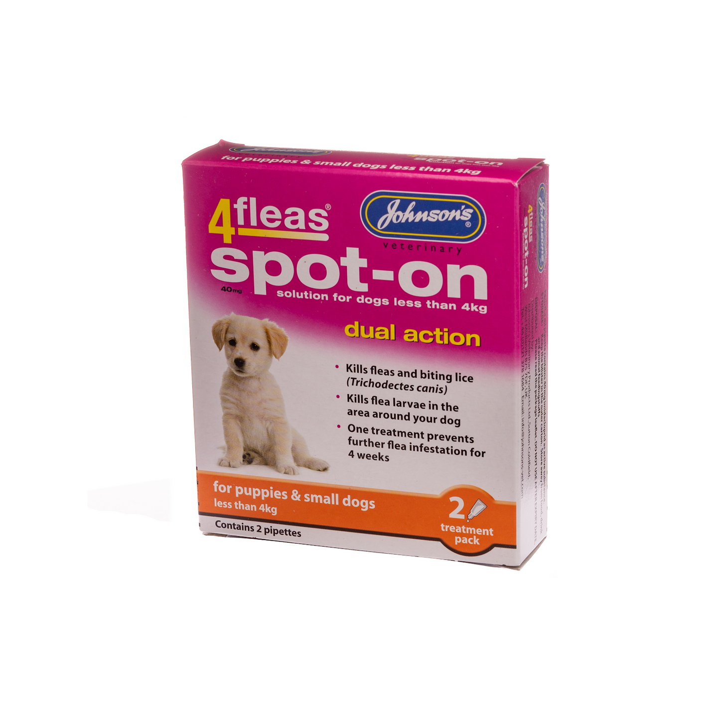 4fleas Spot-on Puppy 2 Vial Pack