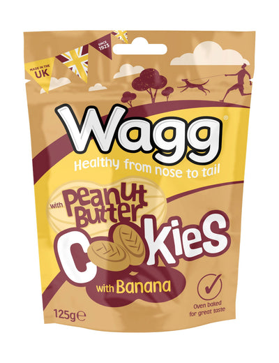 Wagg Cookie Treats Peanut & Banana 125g