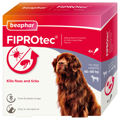 Fiprotec Spot On Extra Large Dog 4 Pipette