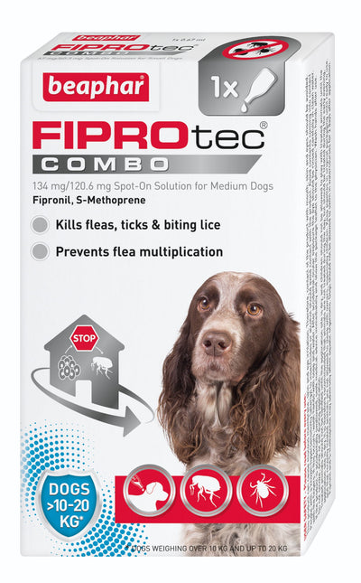 New Fiprotec Combo Medium Dog 1 Pipette