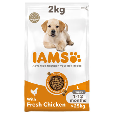 Iams Vitality Puppy Large Dog With Fresh Chicken 2kg
