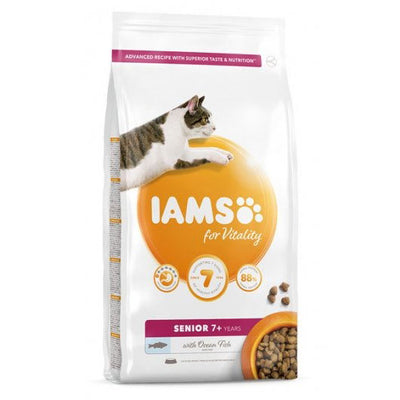 Iams Vitality Senior Cat With Ocean Fish 2kg