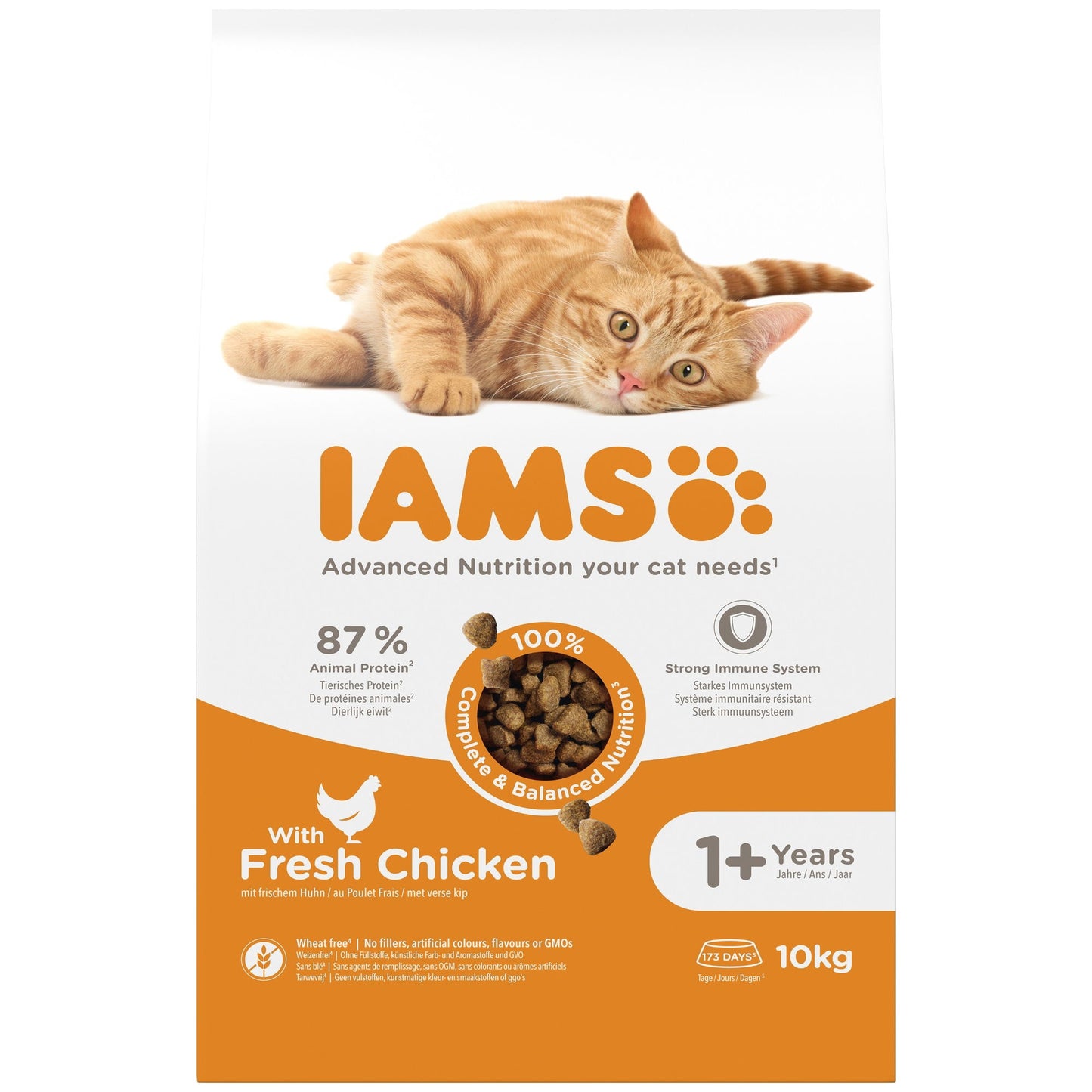 Iams Vitality Adult Cat With Fresh Chicken 10kg