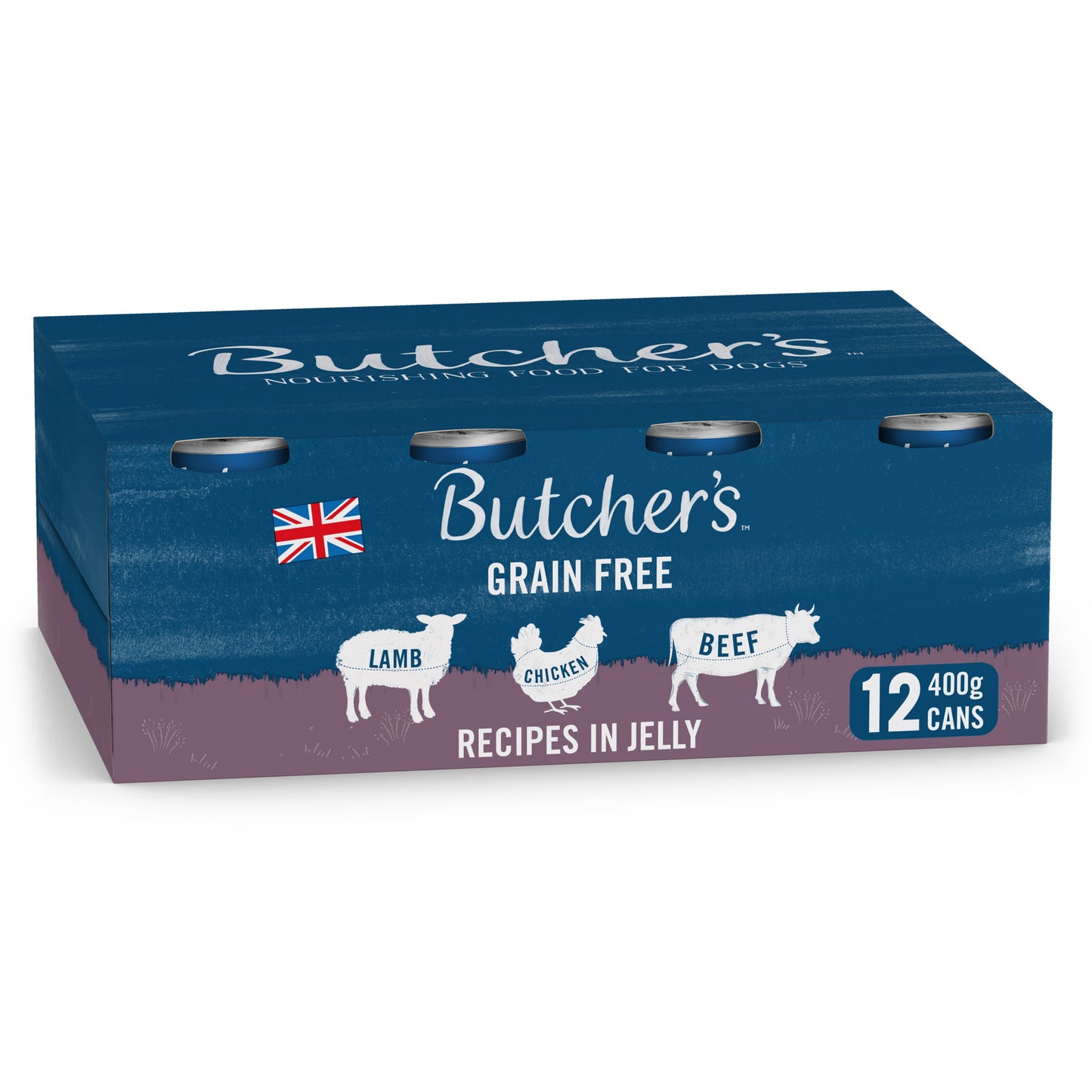 Butcher's Recipes in Jelly Dog Food Cans 12x400g