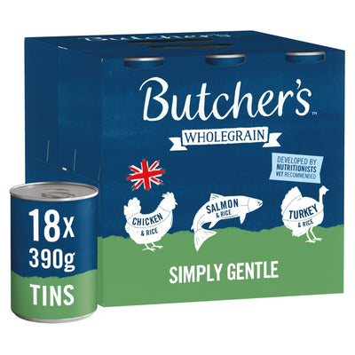 Butcher's Simply Gentle Dog Food Cans 18x390g