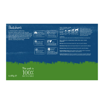 Butcher's Tripe Loaf Recipes Dog Food Cans 6x400g