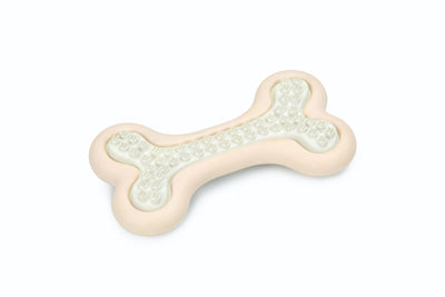 Beeztees Puppy Rubber Dental Bone Pink 10cm