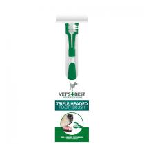 Vets Best Triple Headed Toothbrush For Dogs