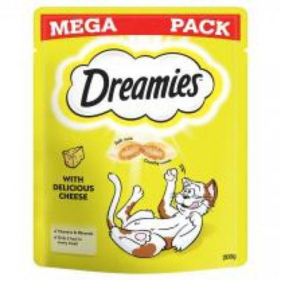 DREAMIES Cat Treat Biscuits with Cheese Mega Pack 200g