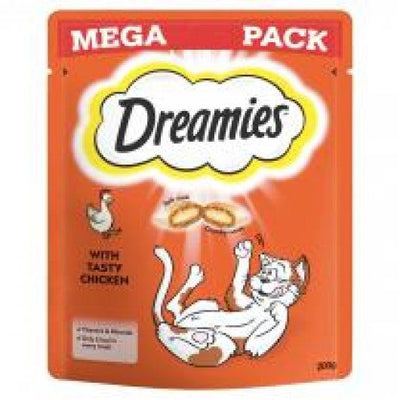 DREAMIES Cat Treat Biscuits with Chicken Mega Pack 200g
