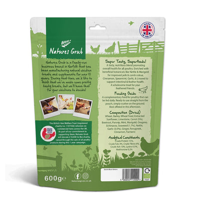 Natures Grub Garlic & Herb Superfoods Treat 600g