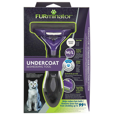 Furminator Deshedding Tool For Med/Lge Long Hair Cat