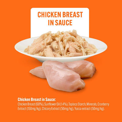 It's Only Natural Cat Lux Chicken Breast In Sauce 70g